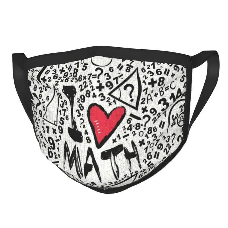 Маска для взрослых с рисунком "Я люблю математику", Пылезащитная маска для учителей математики, респиратор, одноразовая маска для рта
Маска для взрослых с рисунком "Я люблю математику", Пылезащитная маска для учителей математики, респиратор, одноразовая маска для рта