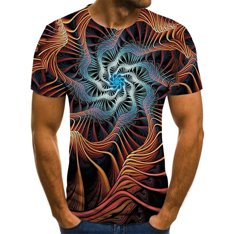 

Printed T-shirt 2021 new style three-dimensional graphics short-sleeved casual top 3D style clothing summer new style XXS-6XL