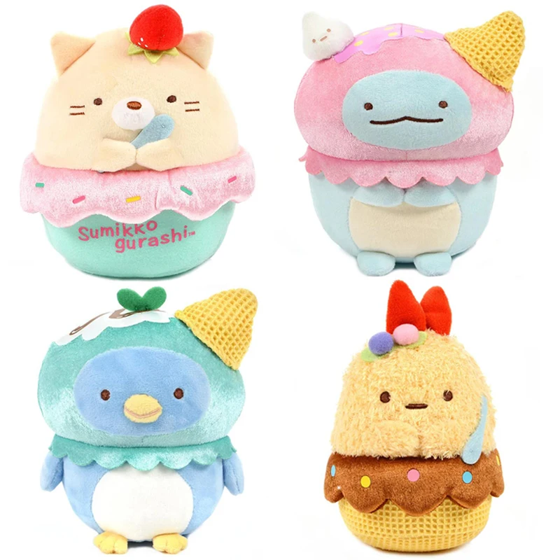 Симпатичный Sumikko Gurashi серии мороженого Tokage Neko Ebifurai no Shippo Пингвин большая плюшевая игрушка 35 см Подушка Мягкий подарок для детей
Симпатичный Sumikko Gurashi серии мороженого Tokage Neko Ebifurai no Shippo Пингвин большая плюшевая игрушка 35 см Подушка Мягкий подарок для детей