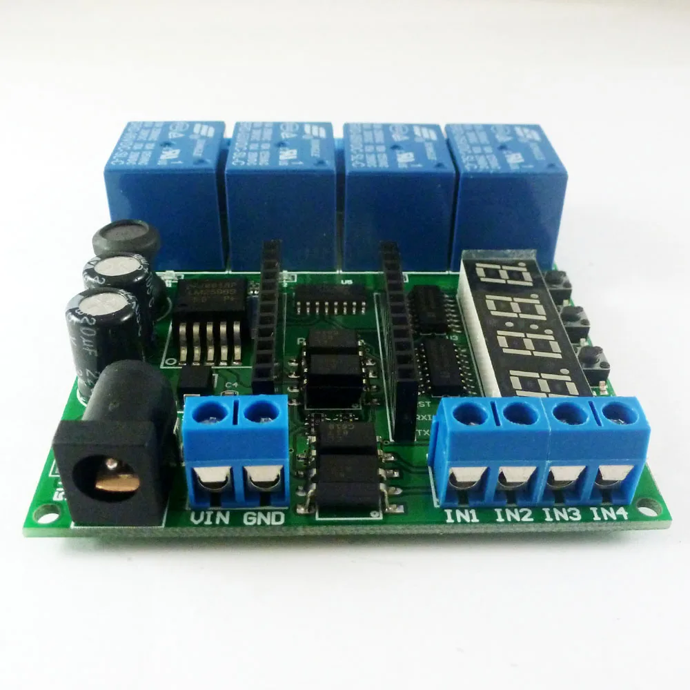 4-канальная плата mini PLC DC 5-24 В, модуль защиты для многофункциональной платы переключателя с задержкой времени Arduino
4-канальная плата mini PLC DC 5-24 В, модуль защиты для многофункциональной платы переключателя с задержкой времени Arduino