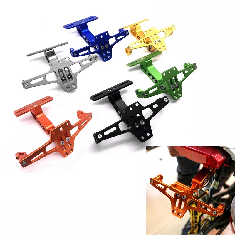 mtsooning Aluminum Universal CNC Motorcycle Rear License Plate Holder with LED Tail Light for Yamaha Kawasaki Honda Suzuki
mtsooning Aluminum Universal CNC Motorcycle Rear License Plate Holder with LED Tail Light for Yamaha Kawasaki Honda Suzuki