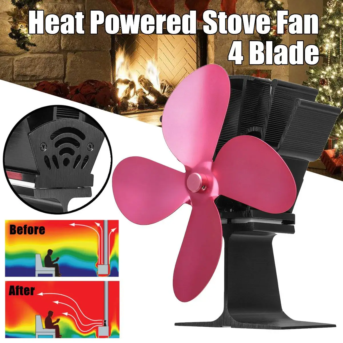 4 лезвия для камина, рабочая деревянная горелка, Тихая домашняя фотография, эффективное распределение тепла
4 лезвия для камина, рабочая деревянная горелка, Тихая домашняя фотография, эффективное распределение тепла