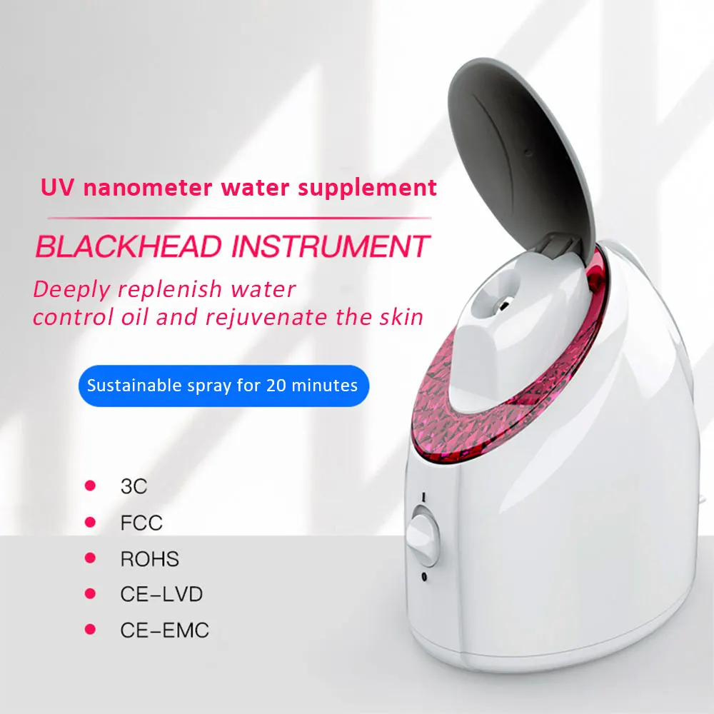 Nano Ionic Facial Steamer For Face Hot Steamer Machine Steam Face Sauna Mist Sprayer Steaming Device Face Hydrating Beauty Tool
Nano Ionic Facial Steamer For Face Hot Steamer Machine Steam Face Sauna Mist Sprayer Steaming Device Face Hydrating Beauty Tool