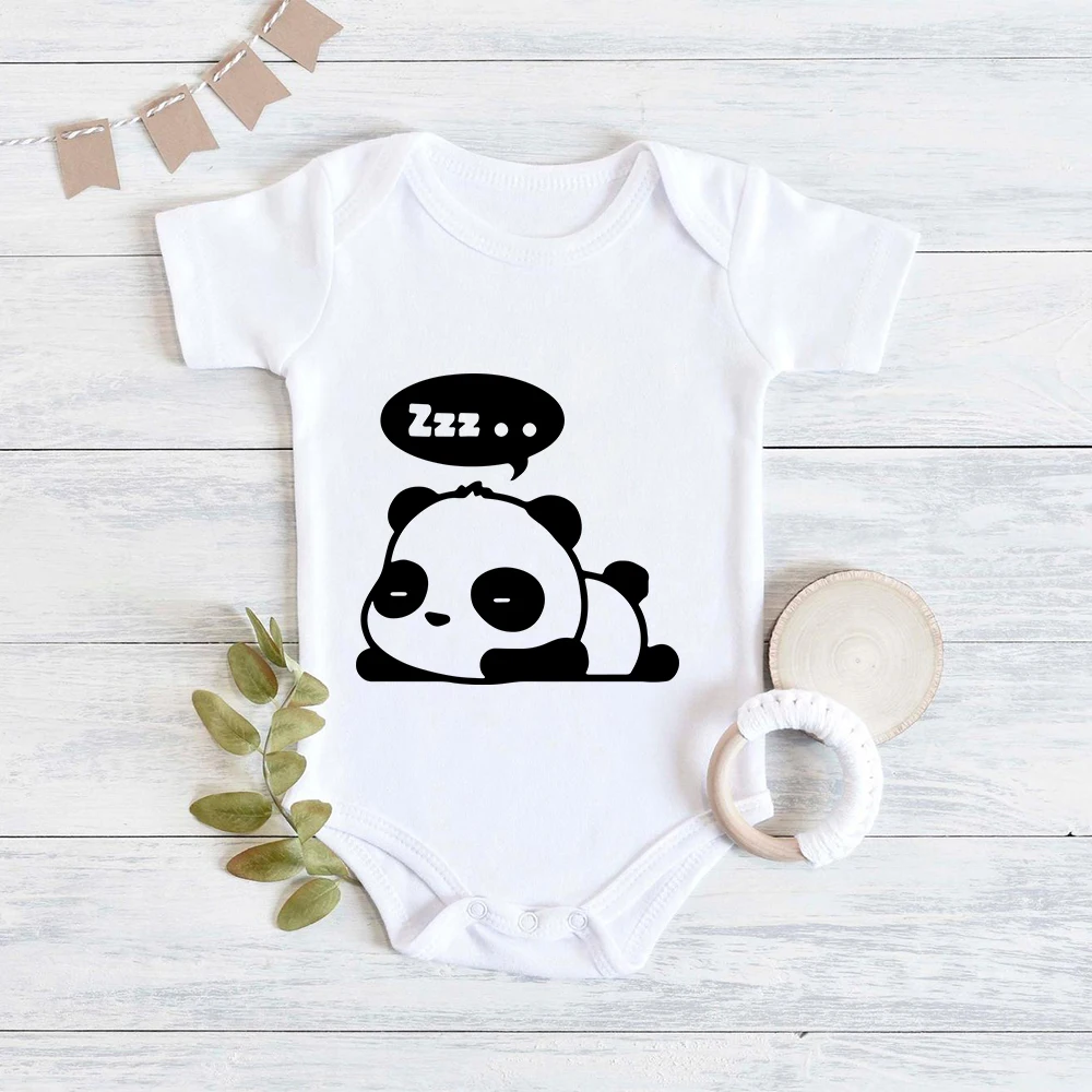 Panda Sleeping Cute Printed Newborn Baby Pajamas Cozy Casual Soft Girl Baby Bodysuits Summer Home Newborn Baby Boy Clothes
Panda Sleeping Cute Printed Newborn Baby Pajamas Cozy Casual Soft Girl Baby Bodysuits Summer Home Newborn Baby Boy Clothes