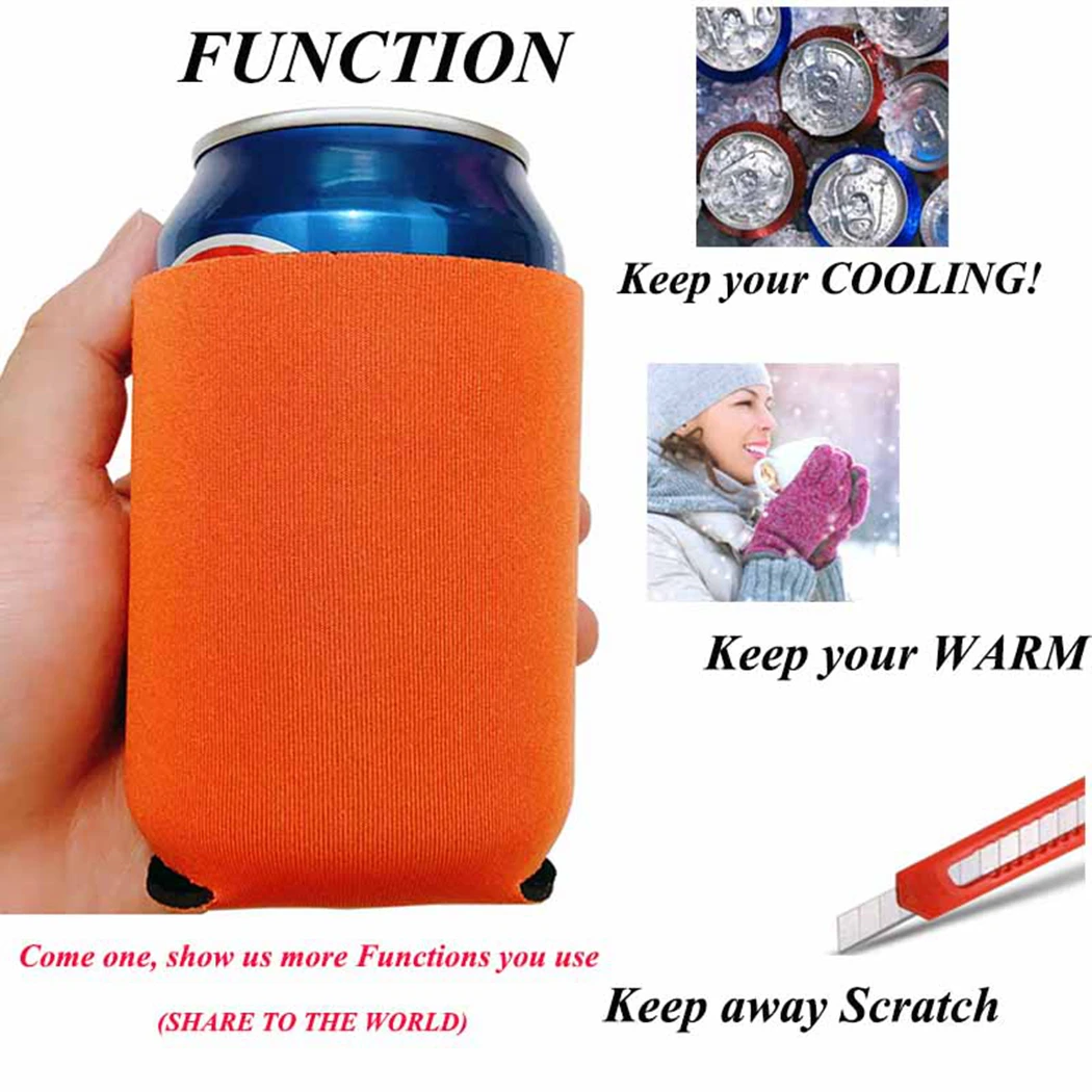 HOT Selling 12PCS Beer Can Cooler Sleeve Neoprene Insulated Foldable Bottle Cozy Beer Can Holder Wedding Party Decoration Gift 
HOT Selling 12PCS Beer Can Cooler Sleeve Neoprene Insulated Foldable Bottle Cozy Beer Can Holder Wedding Party Decoration Gift