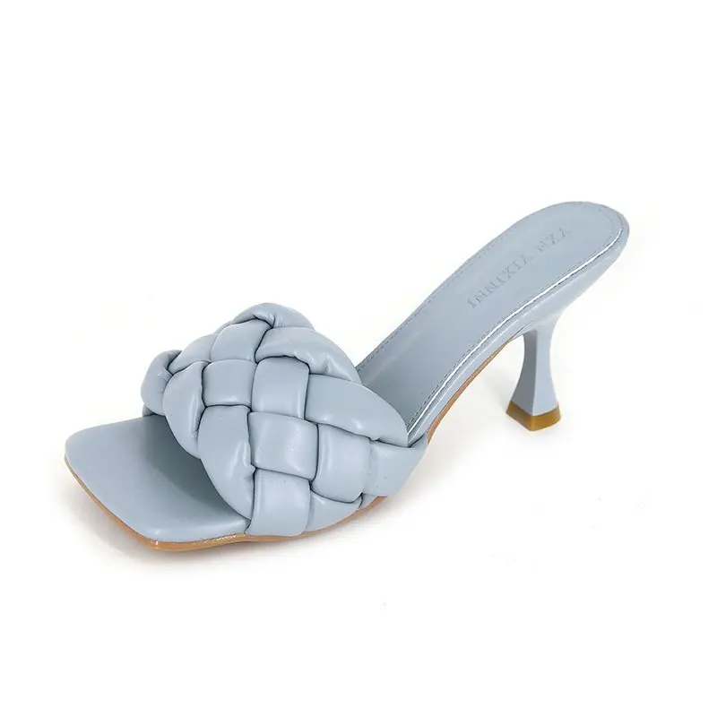 Ladies Summer Thin Heels Slippers Women Shoes Outdoor Weave Square Toe 2021 Fashion flip flops Slides Beach Sandals Designer
Ladies Summer Thin Heels Slippers Women Shoes Outdoor Weave Square Toe 2021 Fashion flip flops Slides Beach Sandals Designer
