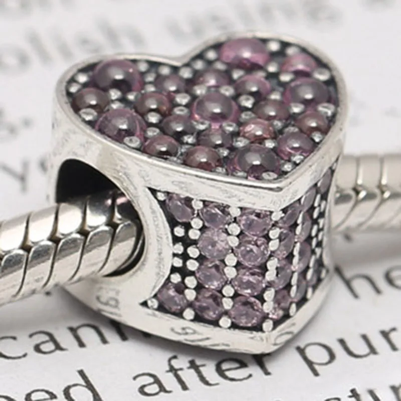 Original 925 Sterling Silver Bead New Dazzling Heart With Crystal Beads Fit Pandora Women Bracelet & Necklace Diy Jewelry
Original 925 Sterling Silver Bead New Dazzling Heart With Crystal Beads Fit Pandora Women Bracelet & Necklace Diy Jewelry