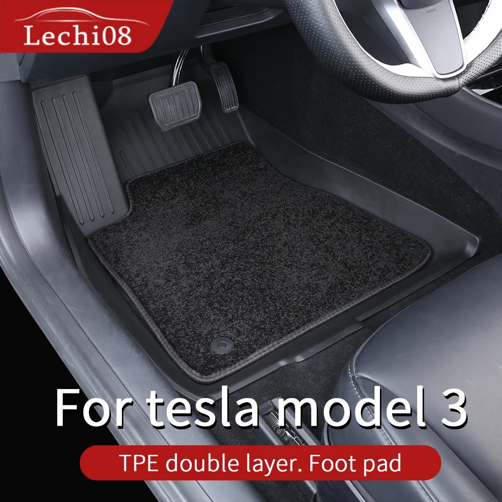 Напольный коврик из ТПЭ для tesla model 3, напольные коврики Tesla model 3, аксессуары 2016-2021, модель 3 tesla three, аксессуары model3
Напольный коврик из ТПЭ для tesla model 3, напольные коврики Tesla model 3, аксессуары 2016-2021, модель 3 tesla three, аксессуары model3