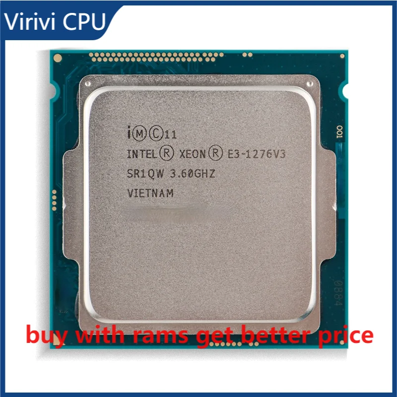 Оригинальный процессор Intel CPU Xeon E3-1276V3 процессор 3,60 ГГц 8M Quad-Core E3-1276 V3 Socket 1150 Бесплатная доставка E3 1276 V3 E3 1276V3
Оригинальный процессор Intel CPU Xeon E3-1276V3 процессор 3,60 ГГц 8M Quad-Core E3-1276 V3 Socket 1150 Бесплатная доставка E3 1276 V3 E3 1276V3