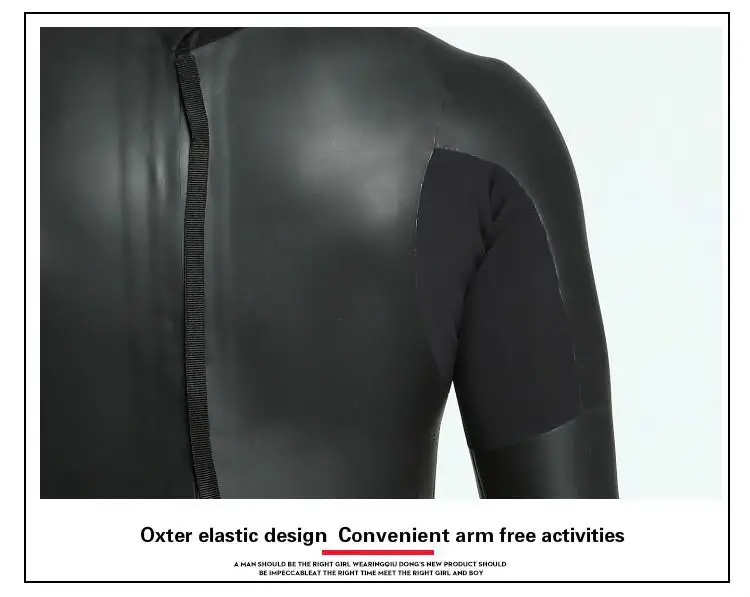 Men's Neoprene Suit, 3mm Triathlon Protection Suit, Super Elastic, Soft Skin, Neoprene, Cold Water
Men's Neoprene Suit, 3mm Triathlon Protection Suit, Super Elastic, Soft Skin, Neoprene, Cold Water