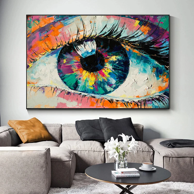 Abstract Art Colorful Eye Canvas Painting Modern Posters and Prints Wall Art Picture for Living Room Wall Decoration Cuadros
Abstract Art Colorful Eye Canvas Painting Modern Posters and Prints Wall Art Picture for Living Room Wall Decoration Cuadros