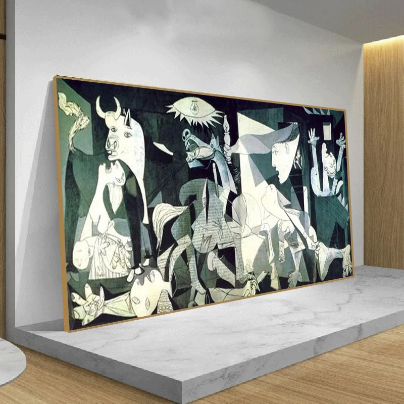 Famous Guernica-Picasso's Canvas Oil Painting Copy Wall Poster Art Print Picasso Picture Frameless Painting Home Wall Decoration
Famous Guernica-Picasso's Canvas Oil Painting Copy Wall Poster Art Print Picasso Picture Frameless Painting Home Wall Decoration