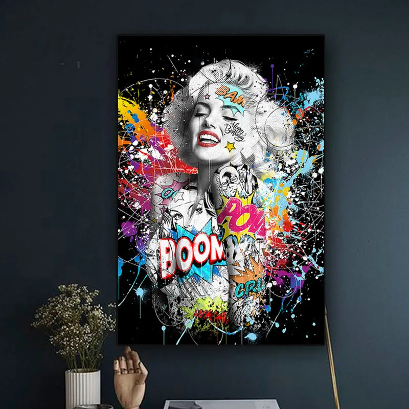 Sexy Girl Graffiti Art Beautiful Woman Painting on Canvas Wall Art Posters and Print Pictures for Living Room Home Decoration
Sexy Girl Graffiti Art Beautiful Woman Painting on Canvas Wall Art Posters and Print Pictures for Living Room Home Decoration