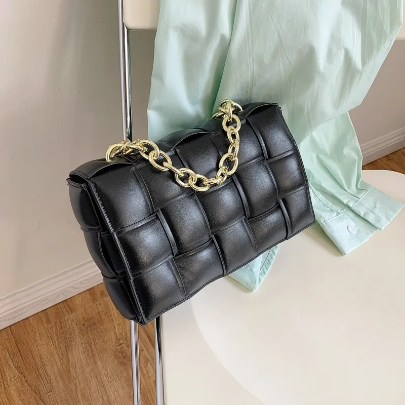 Designer Women's Messenger Bags 2021 High Quality Handbag Chain Shoulder Bag Luxury Female Crossbody Bags Lady Weave Flap Bags
Designer Women's Messenger Bags 2021 High Quality Handbag Chain Shoulder Bag Luxury Female Crossbody Bags Lady Weave Flap Bags
