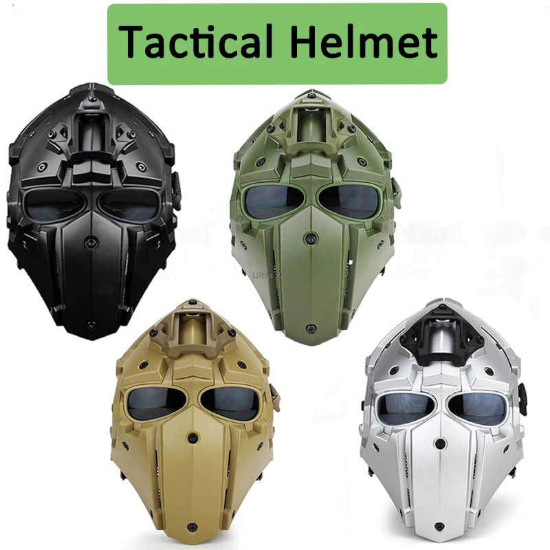 Военная Тактическая Защитная головка для шлема с полным лицом, охотничий страйкбол, Пейнтбольный шлем, тренировочный шлем Cs Wargame, армейские ...
Военная Тактическая Защитная головка для шлема с полным лицом, охотничий страйкбол, Пейнтбольный шлем, тренировочный шлем Cs Wargame, армейские ...