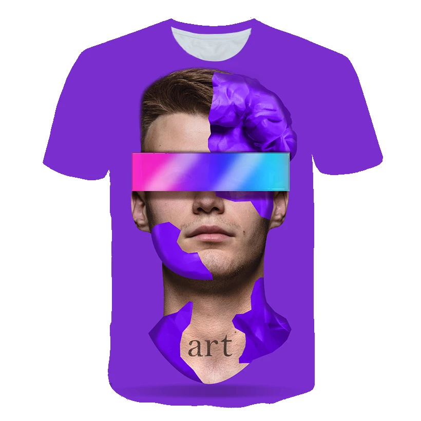 Summer Men's T-shirt 2021O Collar 3D Printing Pattern Short Sleeve Trend Street Fashion Casual Top Loose Cool T-shirt S-6XL
Summer Men's T-shirt 2021O Collar 3D Printing Pattern Short Sleeve Trend Street Fashion Casual Top Loose Cool T-shirt S-6XL