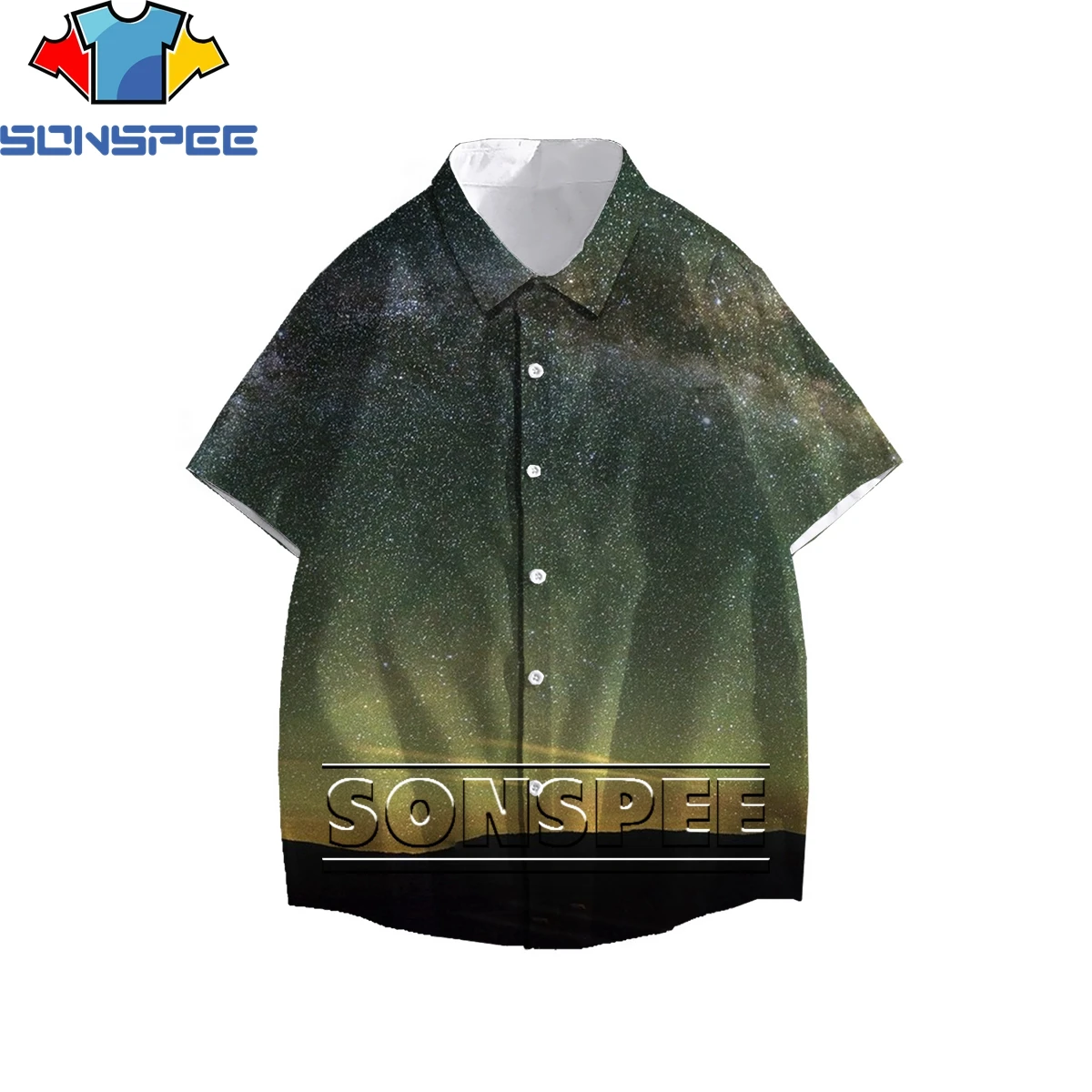 SONSPEE Cool Starry Sky Pattern 3D Print Men Women's Shirt Summer Original Personality Hawaiian Beach Loose Buttons Oversize Top
SONSPEE Cool Starry Sky Pattern 3D Print Men Women's Shirt Summer Original Personality Hawaiian Beach Loose Buttons Oversize Top