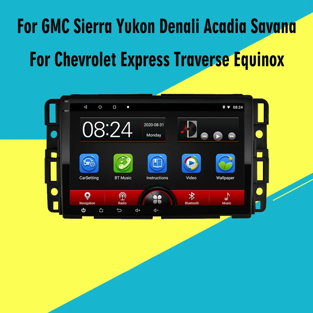 2Din 8inch Android Car Radio Multimedia Player For GMC Sierra Yukon Denali Acadia Savana Chevrolet Traverse Equinox
2Din 8inch Android Car Radio Multimedia Player For GMC Sierra Yukon Denali Acadia Savana Chevrolet Traverse Equinox