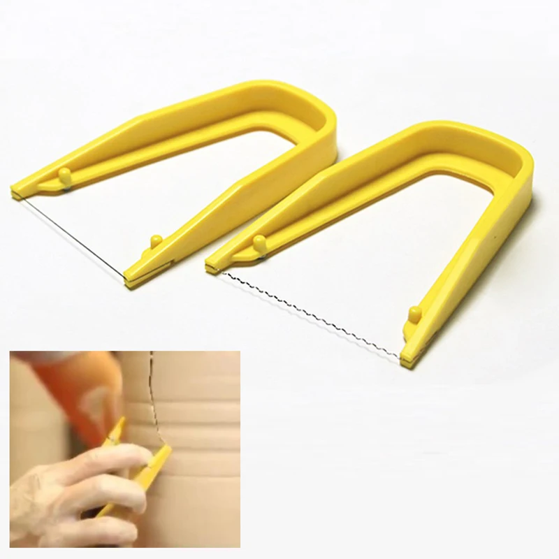 Pottery art bow-shaped cutting mud line model making texture Cutting straight line wave spring sculpture creative texture tool
Pottery art bow-shaped cutting mud line model making texture Cutting straight line wave spring sculpture creative texture tool