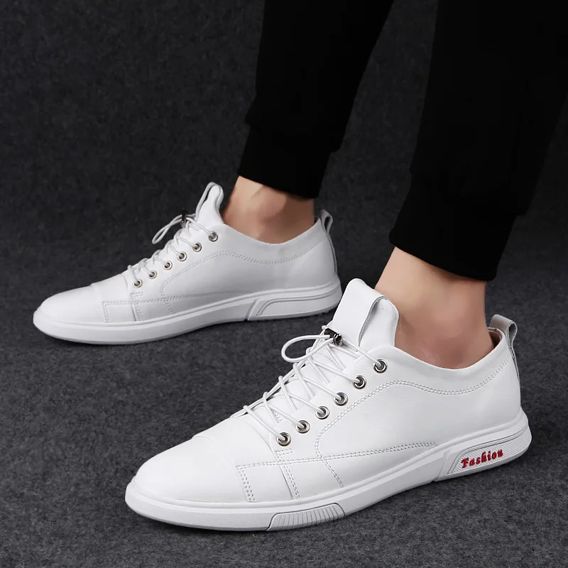 Classic White Sneakers Men Casual Leather Shoes Male Lace-Up Black Flat Boots Men Fashion Shallow Casual Footwear Plus Size 47
Classic White Sneakers Men Casual Leather Shoes Male Lace-Up Black Flat Boots Men Fashion Shallow Casual Footwear Plus Size 47