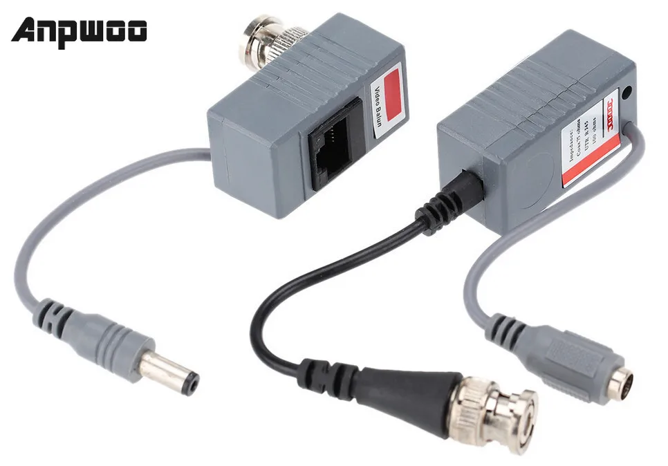 10pcs CCTV Camera Accessories Audio Video Balun Transceiver BNC UTP RJ45 Video Balun with Audio and Power over CAT5/5E/6 Cable
10pcs CCTV Camera Accessories Audio Video Balun Transceiver BNC UTP RJ45 Video Balun with Audio and Power over CAT5/5E/6 Cable