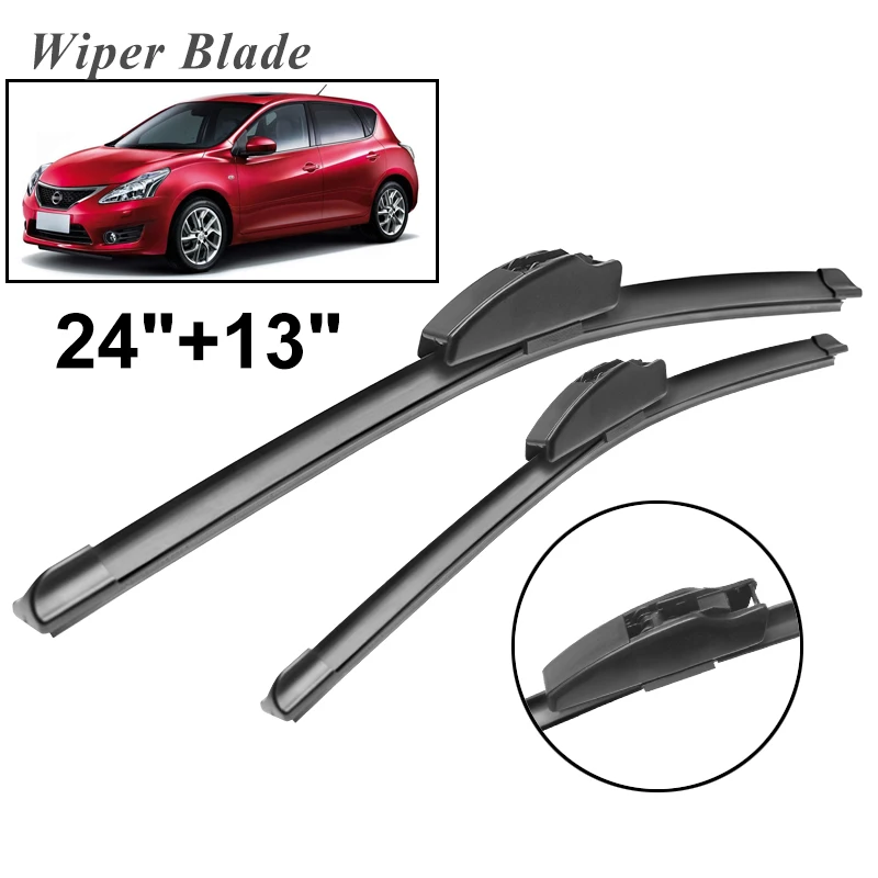 Okowiper RHD & LHD Front Wiper Blades For Nissan Tiida C11 2004 - 2012 Windshield Windscreen Front Window 24"+13"
Okowiper RHD & LHD Front Wiper Blades For Nissan Tiida C11 2004 - 2012 Windshield Windscreen Front Window 24"+13"