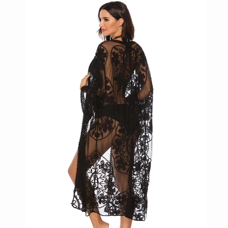 2021 Women Bikini Cover Up Floral Pareos Kaftan Beach Tunic Dress Sarong Robe Plage Bathing Suit Beachwear
2021 Women Bikini Cover Up Floral Pareos Kaftan Beach Tunic Dress Sarong Robe Plage Bathing Suit Beachwear