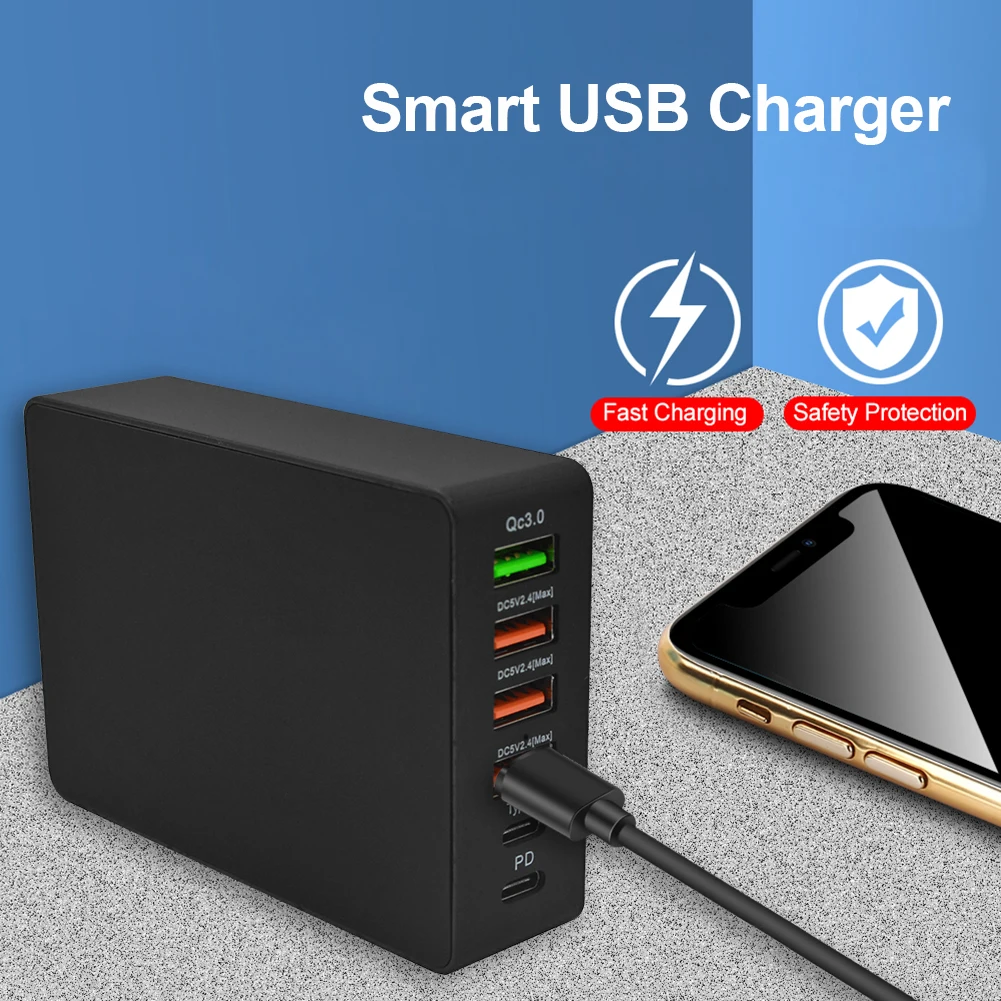 Mobile Phone Fast Charging Head Multi Ports USB PD 20W QC3.0 Quick Charger Power Adapter for Mobile Phones Digital Products
Mobile Phone Fast Charging Head Multi Ports USB PD 20W QC3.0 Quick Charger Power Adapter for Mobile Phones Digital Products