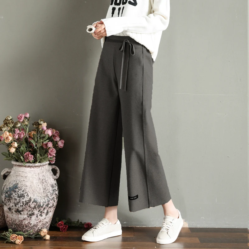 Limiguyue Spring High Waist Women Pants Casual Spring Fashion Bandage Loose Wide Leg Pants Ankle-length Woolen Trousers K306
Limiguyue Spring High Waist Women Pants Casual Spring Fashion Bandage Loose Wide Leg Pants Ankle-length Woolen Trousers K306