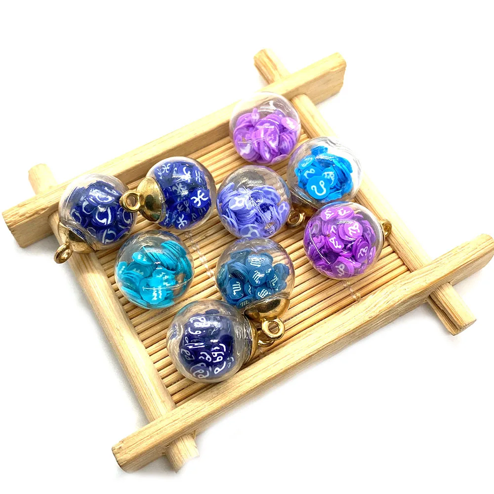 5 Pcs Exquisite Crystal Hollow Glass Ball and Dried Flower Bead Pendant Jewelry Making DIY Necklace Earrings Bracelet Materials
5 Pcs Exquisite Crystal Hollow Glass Ball and Dried Flower Bead Pendant Jewelry Making DIY Necklace Earrings Bracelet Materials