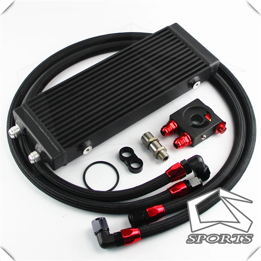 Medium 14" Dual Pass Bar & Plate Oil Cooler thermostatic Filter Adapter Hose Kit
Medium 14" Dual Pass Bar & Plate Oil Cooler thermostatic Filter Adapter Hose Kit