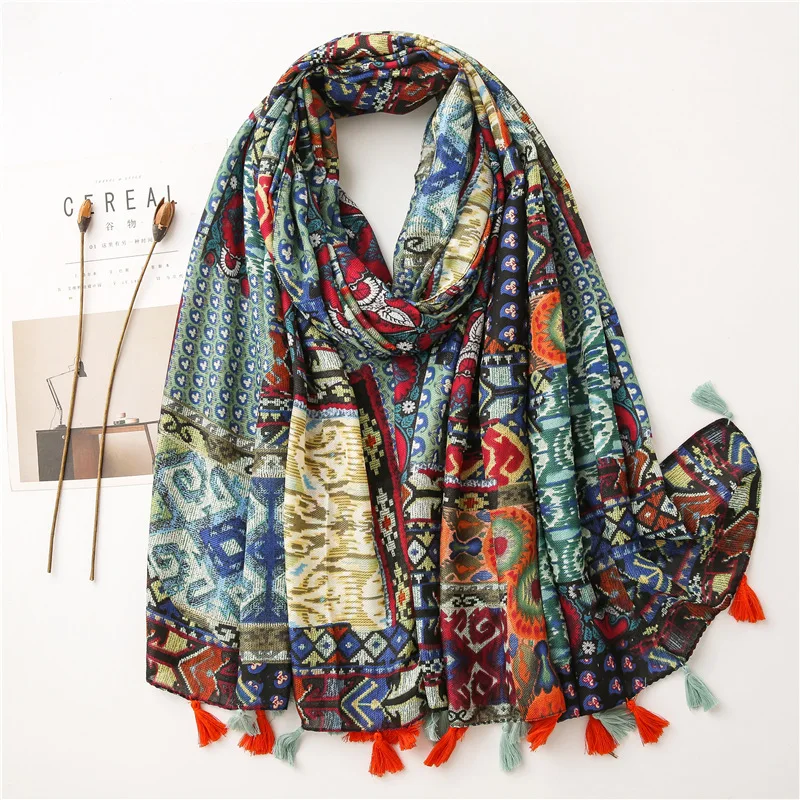 Luxury Brand Cotton Scarf Women Large Shawls Wrap Fashion Pashmina Hijab Echarpe Beach Printt Scarves Female Foulard Pareo
Luxury Brand Cotton Scarf Women Large Shawls Wrap Fashion Pashmina Hijab Echarpe Beach Printt Scarves Female Foulard Pareo