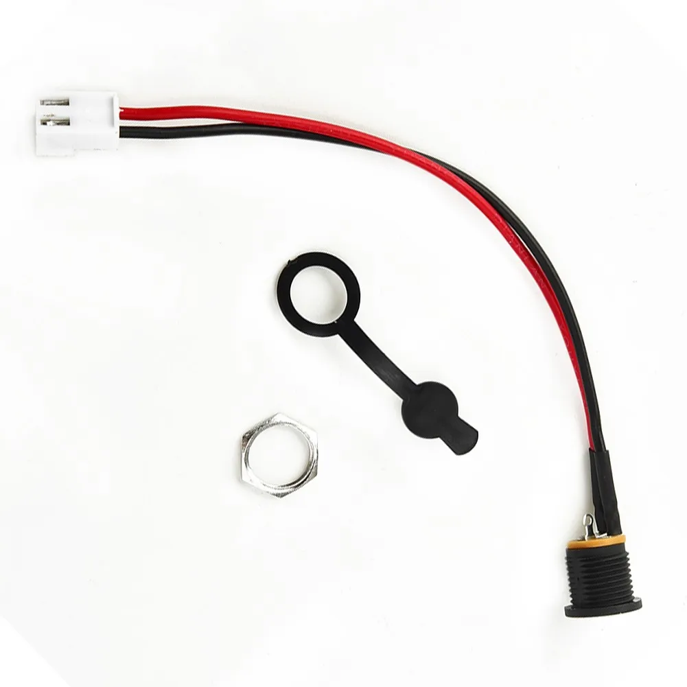 Зарядный порт для электрического скутера, зарядное устройство T-head Plug для DC5, 5 х2, 1 мм, фотокабель, запасные аксессуары
Зарядный порт для электрического скутера, зарядное устройство T-head Plug для DC5, 5 х2, 1 мм, фотокабель, запасные аксессуары