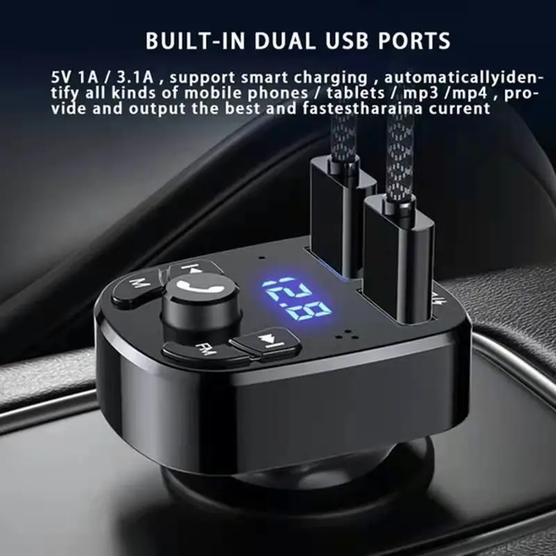 Bluetooth Fm-модулятор передатчик Usb в автомобильное зарядное устройство для прикуривателя передатчик для автомобилей Громкая связь Mp3 Бесплатн...
Bluetooth Fm-модулятор передатчик Usb в автомобильное зарядное устройство для прикуривателя передатчик для автомобилей Громкая связь Mp3 Бесплатн...