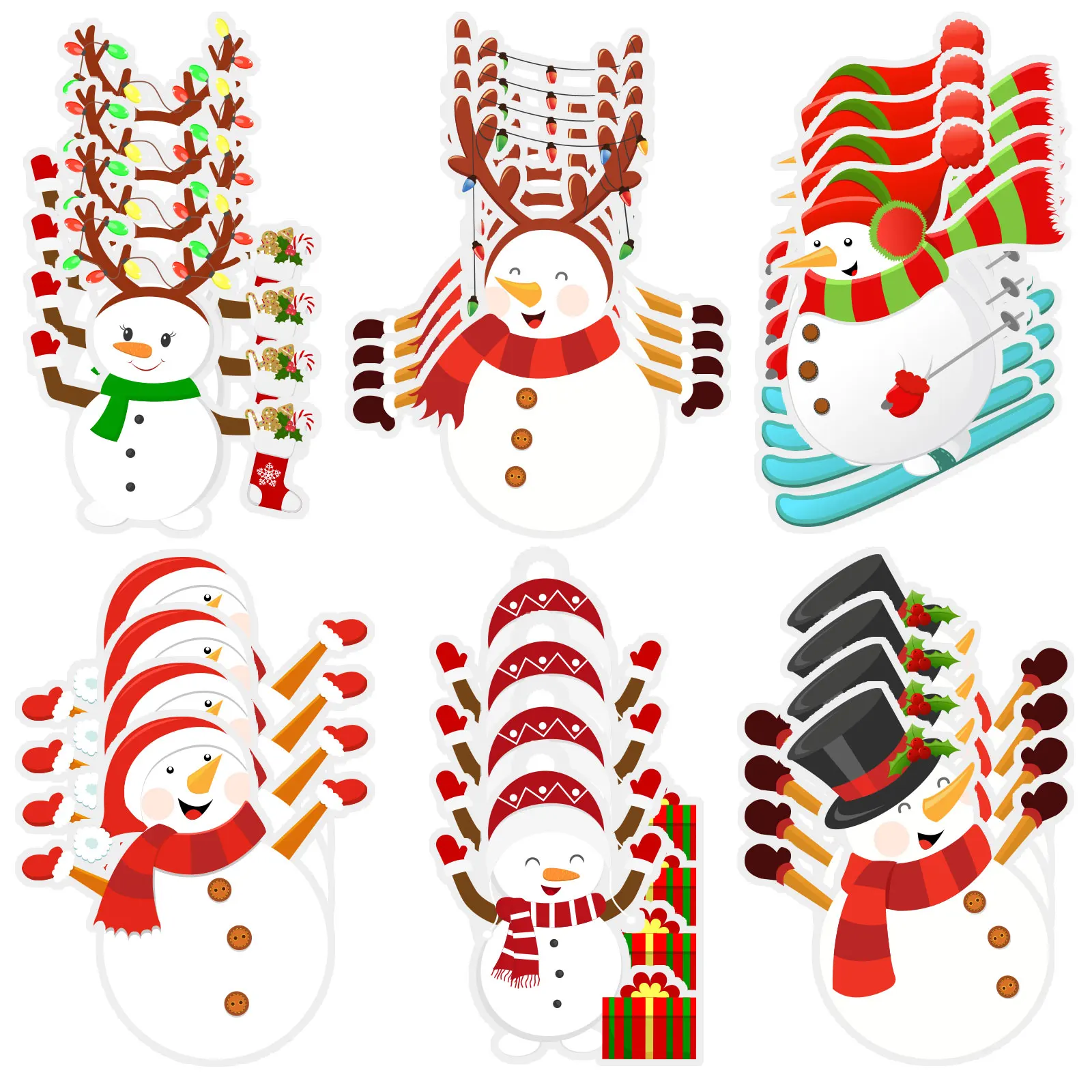 24Pcs Lollipop Sticks Paper Candy Chocolate Christmas Decoration DIY Xmas Decor Gift Snowman Cake Pops
24Pcs Lollipop Sticks Paper Candy Chocolate Christmas Decoration DIY Xmas Decor Gift Snowman Cake Pops