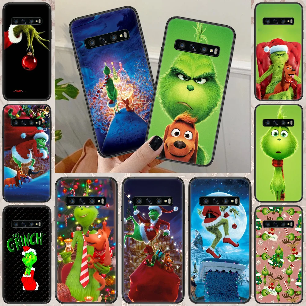 

How the Monster Grinch Stole Christmas Phone Case For Samsung Galaxy Note S 8 9 10 20 Plus E Lite Uitra black Bumper Luxury