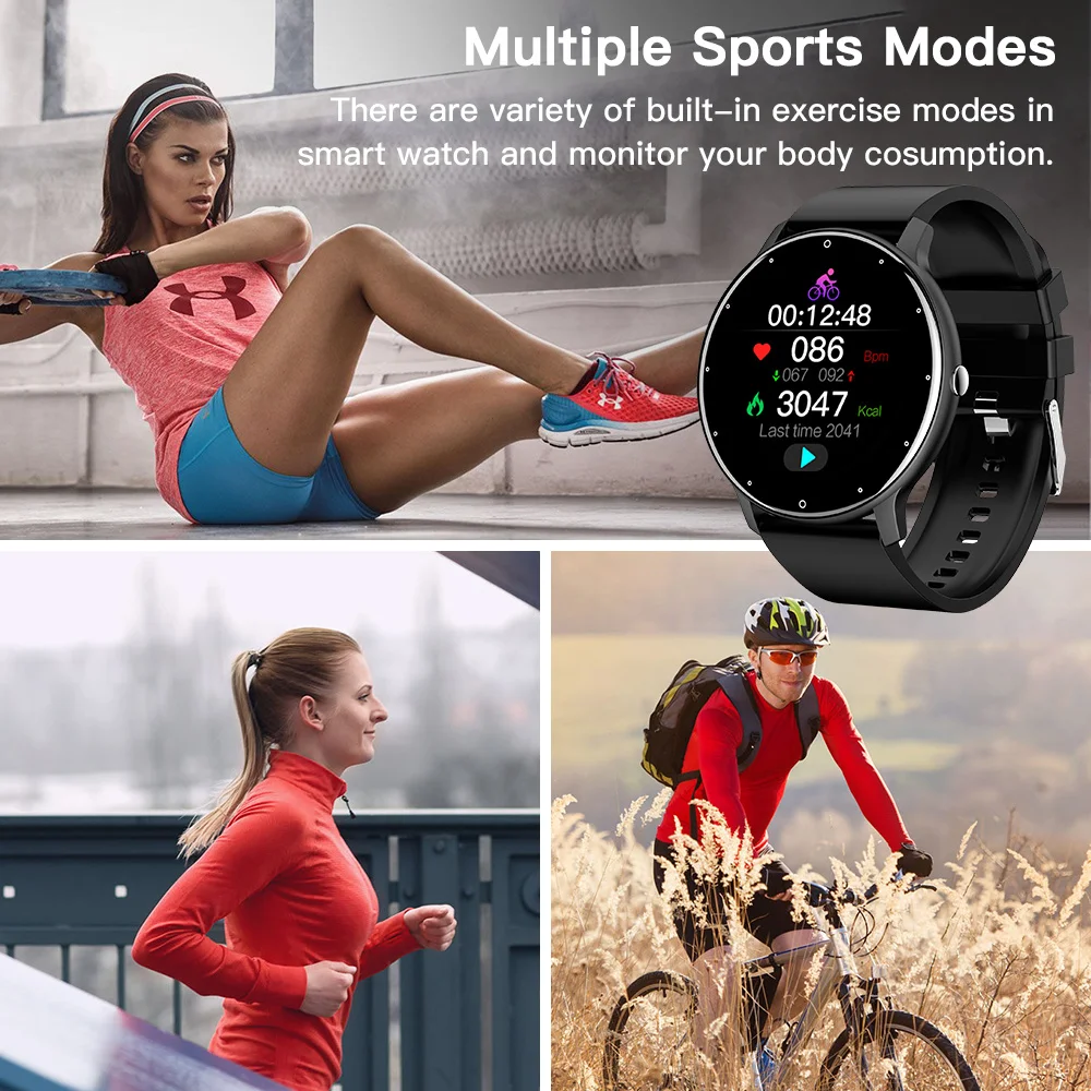 CanMixs ZL02 Smart Watch 2021 New Lady Men Sport Fitness Smartwatch Sleep Heart Rate Monitor Waterproof Watches For IOS Android
CanMixs ZL02 Smart Watch 2021 New Lady Men Sport Fitness Smartwatch Sleep Heart Rate Monitor Waterproof Watches For IOS Android