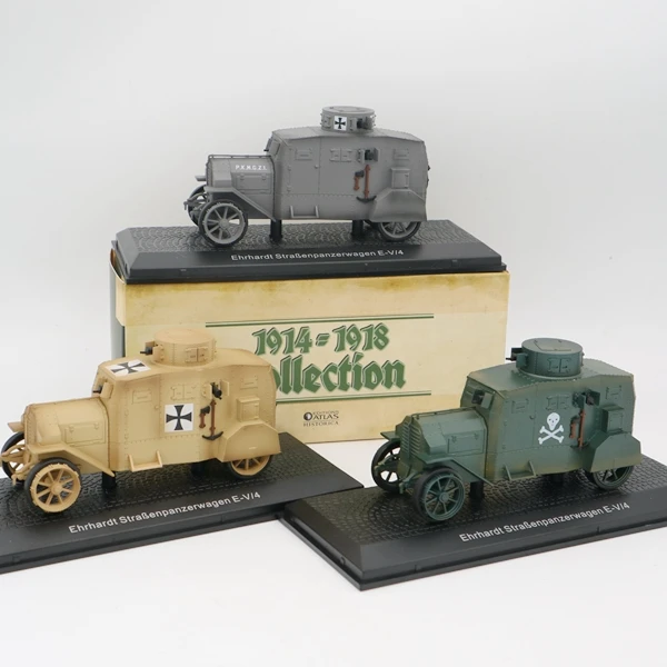 Metal 1:43 Ehrhardt Strabenpanzerwagen E-V/4 Atlas World War I German Armored Car Full Alloy Car Model Decoration
Metal 1:43 Ehrhardt Strabenpanzerwagen E-V/4 Atlas World War I German Armored Car Full Alloy Car Model Decoration
