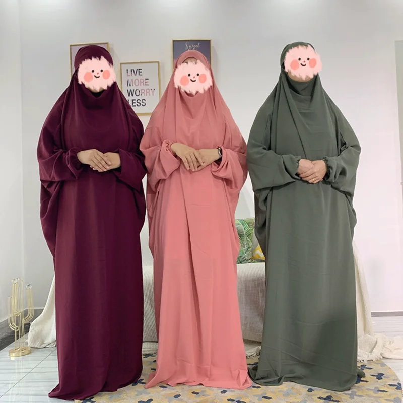 Рамадан Дубай абайя Исламская одежда Турция мусульманская молитвенная с