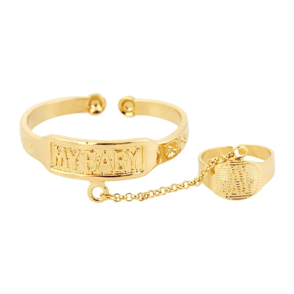 Baby Kids Gold Filled Plated Trendy Bangles Adjustable Hand Bracelets Gift Lovely Jewelry With Ring
Baby Kids Gold Filled Plated Trendy Bangles Adjustable Hand Bracelets Gift Lovely Jewelry With Ring
