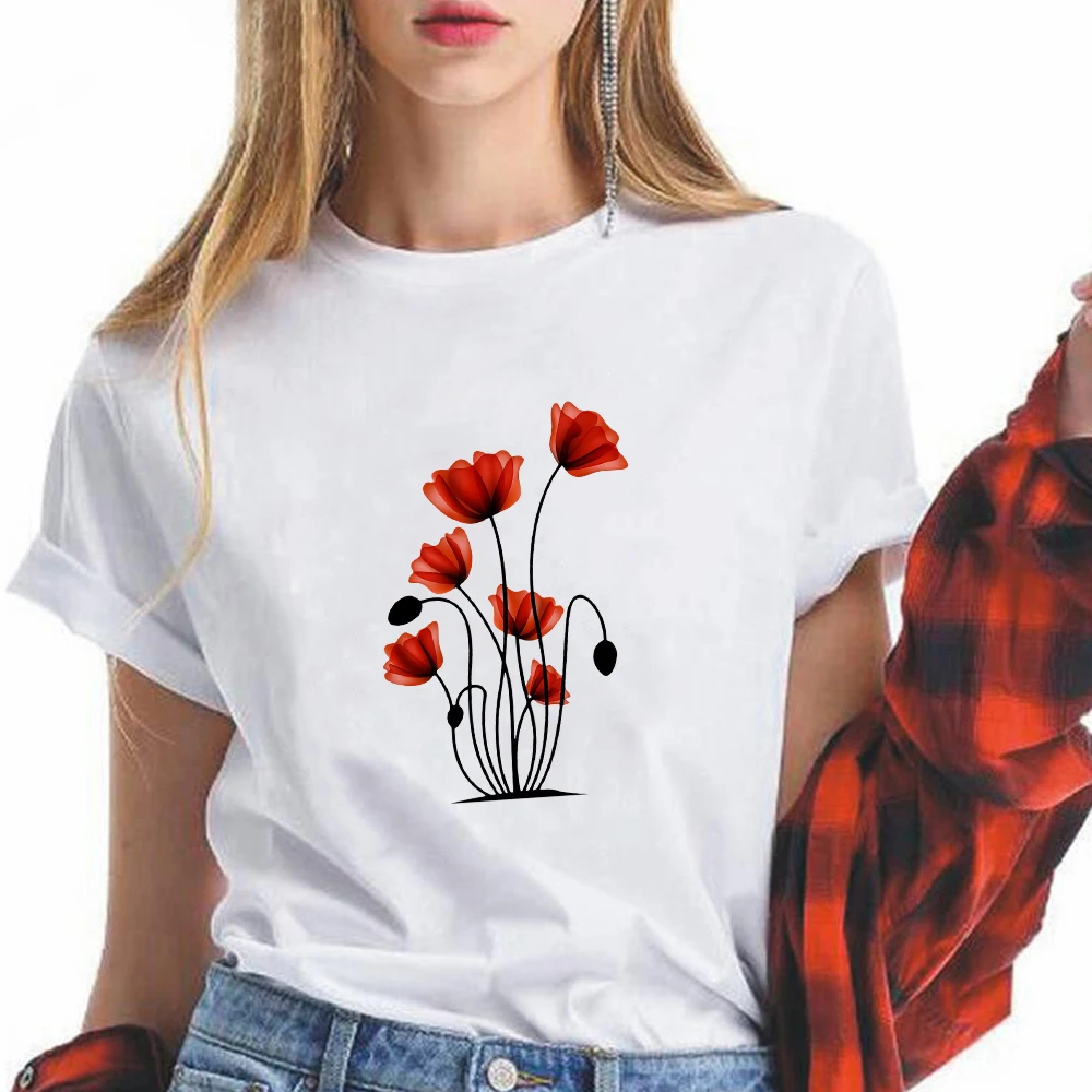 Simple Floral T Shirt Design Rural Streetwear Casual Summer Top Short Sleeve Good Mood Crewneck Wildflower Artsy Fashion Tshirts
Simple Floral T Shirt Design Rural Streetwear Casual Summer Top Short Sleeve Good Mood Crewneck Wildflower Artsy Fashion Tshirts