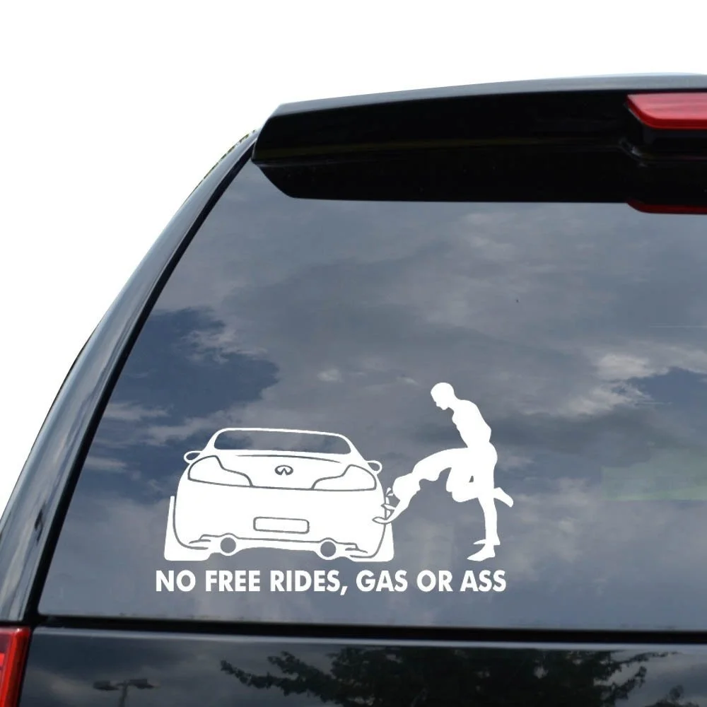 Gas or ass sticker