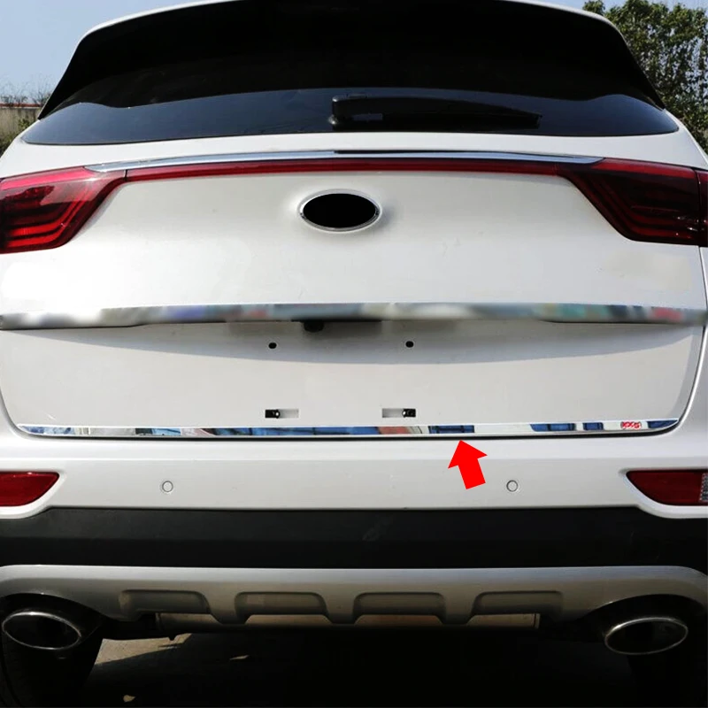 Для Kia Sportage KX5 2015 2016 2017 2018 2019 двери Стикеры нержавеющая сталь задняя дверь