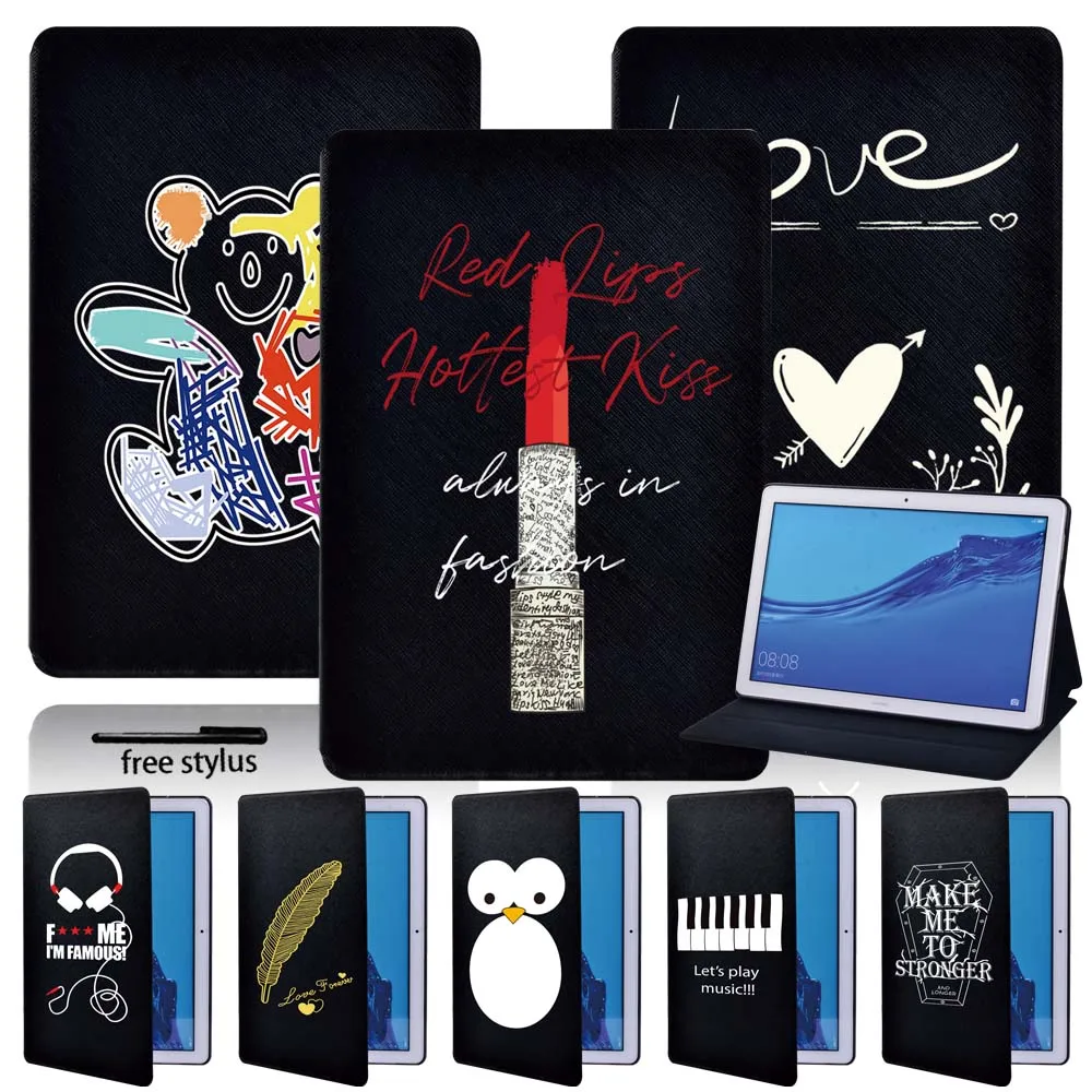 Tablet Case for Huawei MediaPad M5 Lite 8/M5 Lite 10.1/M5 10.8/T3 8.0/T3 10 9.6/T5 10 10.1 Flip Slim Stand Cover + Free Stylus
Tablet Case for Huawei MediaPad M5 Lite 8/M5 Lite 10.1/M5 10.8/T3 8.0/T3 10 9.6/T5 10 10.1 Flip Slim Stand Cover + Free Stylus