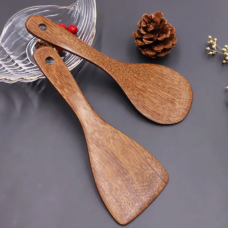Wooden Spatula Kitchen Nonstick Dedicated Wooden Kitchenware Heat Resistant Wooden Cooking Shovel Spoon
Wooden Spatula Kitchen Nonstick Dedicated Wooden Kitchenware Heat Resistant Wooden Cooking Shovel Spoon