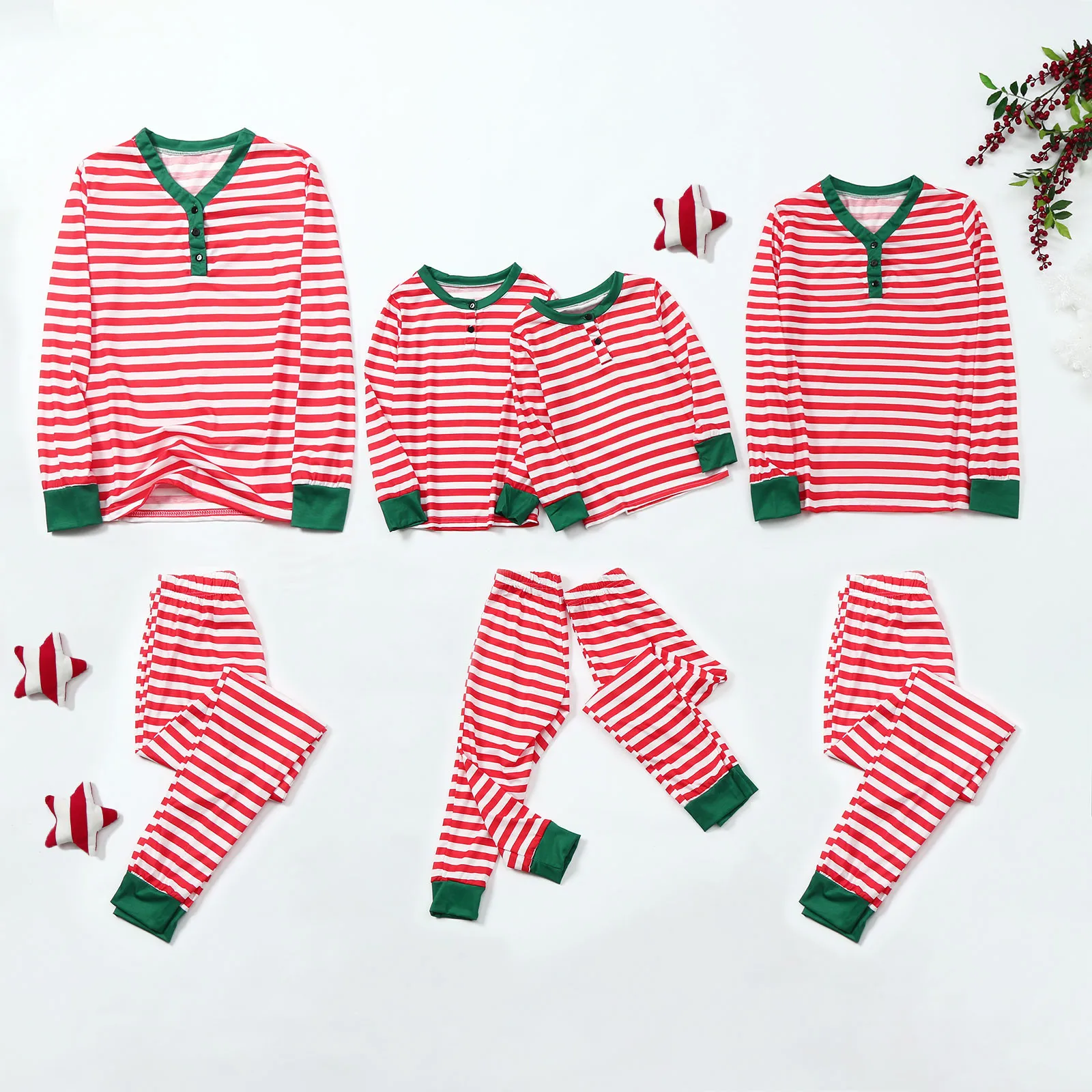 Loungewear Sleepwear Sets Christmas 2021 Pajamas Baby Suit For Family Red Stripes
Loungewear Sleepwear Sets Christmas 2021 Pajamas Baby Suit For Family Red Stripes