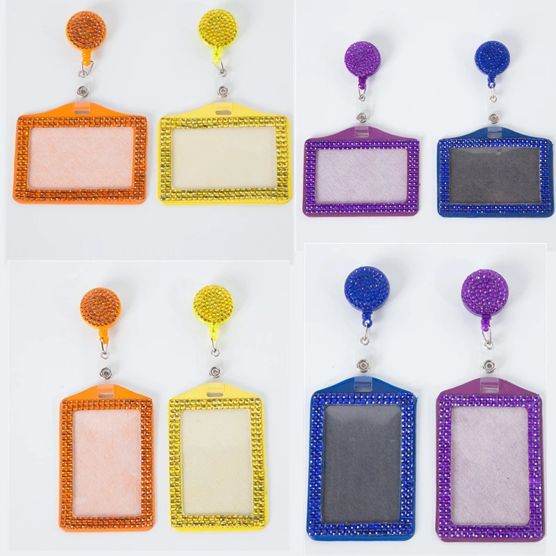 Horizontal Vertical Staff Work Card Holder for Factory Company Employee Card Cover with Anti-Lost Resin Diamond Badge Reel Clip
Horizontal Vertical Staff Work Card Holder for Factory Company Employee Card Cover with Anti-Lost Resin Diamond Badge Reel Clip