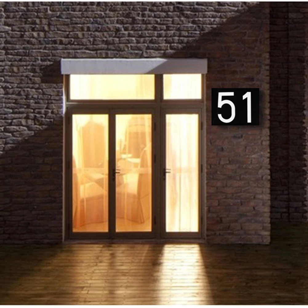 Solar Power Led House Number Light Waterproof Ip55 Digital Display Outdoor Hanging Wall Lights Street Sign Landscape Lighting
Solar Power Led House Number Light Waterproof Ip55 Digital Display Outdoor Hanging Wall Lights Street Sign Landscape Lighting