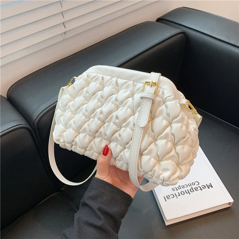 Плиссированная сумка через плечо из мягкой искусственной кожи, модная новинка 2021, женская дизайнерская сумка, роскошная брендовая сумка-ме...
Плиссированная сумка через плечо из мягкой искусственной кожи, модная новинка 2021, женская дизайнерская сумка, роскошная брендовая сумка-ме...