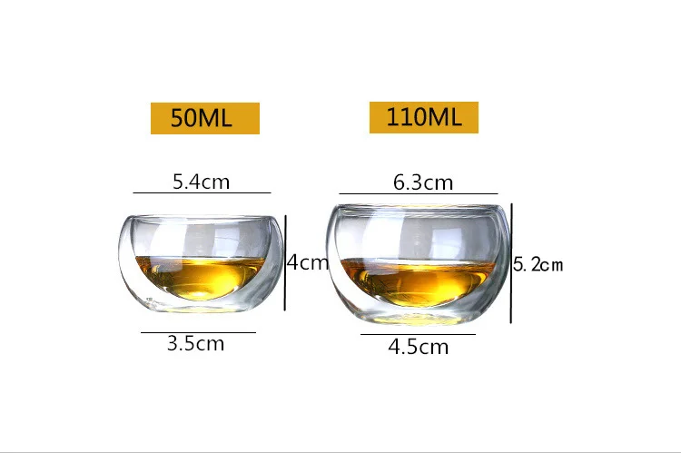 Double-layer glass small tea cup Insulation small cup Heat-resistant Kung Fu tea set Tea cup Anti-scalding transparent small cup
Double-layer glass small tea cup Insulation small cup Heat-resistant Kung Fu tea set Tea cup Anti-scalding transparent small cup